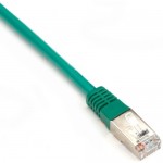 Black Box Cat6 250-MHz Shielded, Stranded Cable SSTP (PIMF), PVC, Green, 3-ft. (0.9-m) EVNSL0272GN-0003