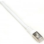 Black Box Cat6 250-MHz Shielded, Stranded Cable SSTP (PIMF), PVC, White, 1-ft. (0.3-m) EVNSL0272WH-0001