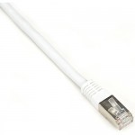 Black Box Cat6 250-MHz Shielded, Stranded Cable SSTP (PIMF), PVC, White, 5-ft. (1.5-m) EVNSL0272WH-0005