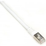 Black Box Cat6 250-MHz Shielded, Stranded Cable SSTP (PIMF), PVC, White, 20-ft. (6.0-m) EVNSL0272WH-0020