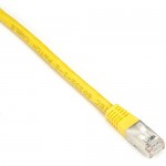 Black Box Cat6 250-MHz Shielded, Stranded Cable SSTP (PIMF), PVC, Yellow, 2-ft. (0.6-m) EVNSL0272YL-0002