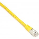 Black Box Cat6 250-MHz Shielded, Stranded Cable SSTP (PIMF), PVC, Yellow, 25-ft. (7.6-m) EVNSL0272YL-0025