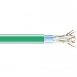 Black Box CAT6 400-MHz Shielded Solid Bulk Cable (F/UTP), PVC, 1000-ft. (304.8-m), Green EVNSL0607A-1000