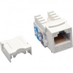 Cat6/Cat5e 110 Style Punch Down Keystone Jack - White, 25-Pack N238-025-WH