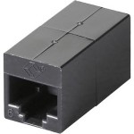 Black Box CAT6 Coupler - Unshielded, Straight-Pin, Black FM609