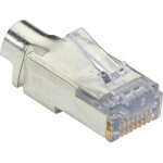 Black Box CAT6 EZ Shielded Plug - 50-Pack C6EZSP-50PAK