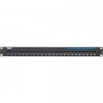 Black Box CAT6 Feed-Through Patch Panel - Unshielded, 24-Port JPM818A