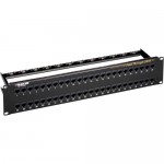 Black Box CAT6 Feed-Through Patch Panel - Unshielded, 48-Port JPM820A