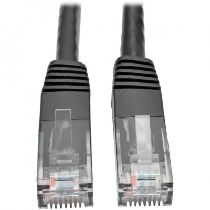 Cat6 Gigabit Molded Patch Cable (RJ45 M/M), Black, 5 ft N200-005-BK