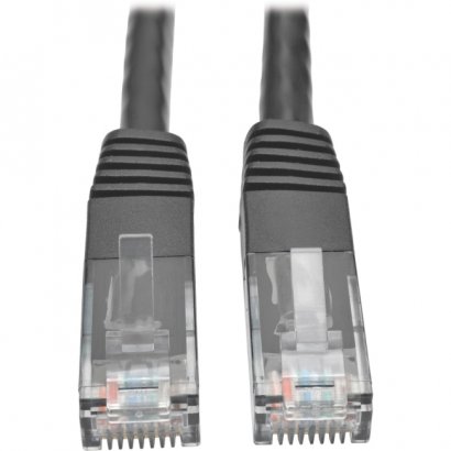 Cat6 Gigabit Molded Patch Cable (RJ45 M/M), Black, 100 ft N200-100-BK