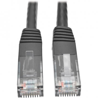 Cat6 Gigabit Molded Patch Cable (RJ45 M/M), Black, 14 ft N200-014-BK