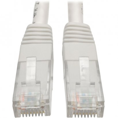 Tripp Lite Cat6 Gigabit Molded Patch Cable (RJ45 M/M), White, 5 ft N200-005-WH