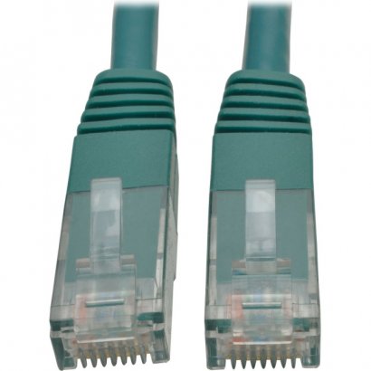 Tripp Lite Cat6 Gigabit Molded Patch Cable (RJ45 M/M), Green, 7 ft N200-007-GN