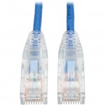 Cat6 Gigabit Snagless Molded Slim UTP Patch Cable (RJ45 M/M), Blue, 6ft N201-S06-BL
