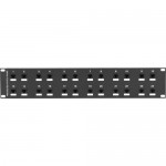 Black Box CAT6 Protected Panel, 24-Port, 2U JSM114A