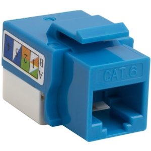 4XEM Cat6 RJ45 Keystone Jack UTP 110-Type (Blue) 4XKJC6BL