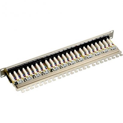 Black Box CAT6 Shielded Patch Panel, 24-Port, 1U JPS60A-24