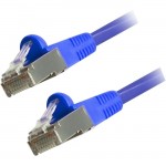 Comprehensive Cat6 Snagless Shielded Ethernet Cables, Blue, 75ft CAT6STP-75BLU