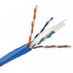 Weltron CAT6 Solid CMR Cable (1000 ft) T2404L6-BL