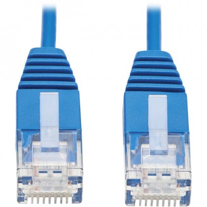 Tripp Lite Cat6 Ultra-Slim Ethernet Cable (RJ45 M/M), Blue, 6 in N200-UR6N-BL