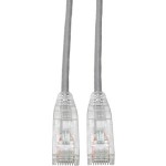 Tripp Lite Cat6 UTP Patch Cable (RJ45) - M/M, Gigabit, Snagless, Molded, Slim, Gray, 5 ft N201-S05-GY