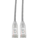 Tripp Lite Cat6 UTP Patch Cable (RJ45) - M/M, Gigabit, Snagless, Molded, Slim, Gray, 6 in N201-S6N-GY