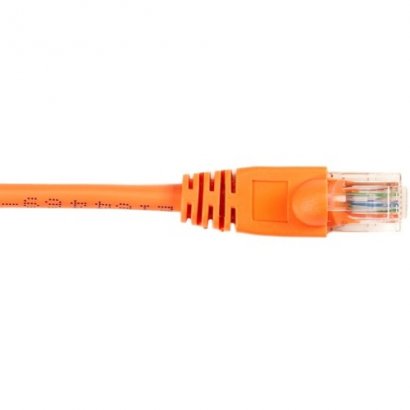 Black Box CAT6 Value Line Patch Cable, Stranded, Orange, 6-ft. (1.8-m) CAT6PC-006-OR