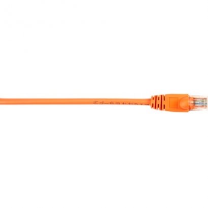 Black Box CAT6 Value Line Patch Cable, Stranded, Orange, 2-ft. (0.6-m) CAT6PC-002-OR
