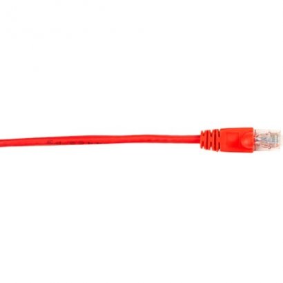 Black Box CAT6 Value Line Patch Cable, Stranded, Red, 2-ft. (0.6-m) CAT6PC-002-RD
