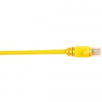Black Box CAT6 Value Line Patch Cable, Stranded, Yellow, 2-ft. (0.6-m) CAT6PC-002-YL