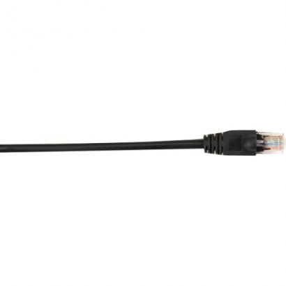 Black Box CAT6 Value Line Patch Cable, Stranded, Black, 1-ft. (0.3-m) CAT6PC-001-BK