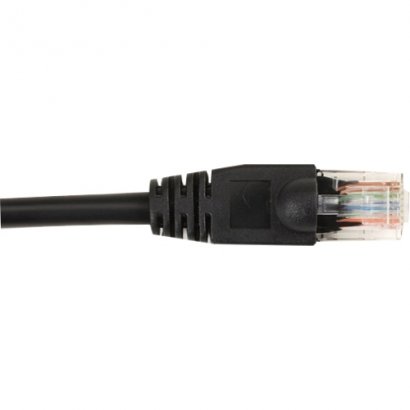 Black Box CAT6 Value Line Patch Cable, Stranded, Black, 15-ft. (4.5-m), 25-Pack CAT6PC-015-BK-25PAK