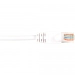 Black Box CAT6 Value Line Patch Cable, Stranded, White, 7-ft. (2.1-m) CAT6PC-007-WH