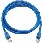 Tripp Lite Cat6a 10G-Certified Snagless F/UTP Network Patch Cable (RJ45 M/M), Blue, 6 ft N261P-006-BL