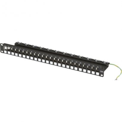 CAT6a Blank Patch Panel, 24-Port, 19", 1.75"H, 1U JPMT700A