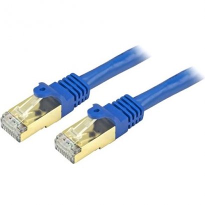 StarTech.com Cat6a Ethernet Patch Cable - Shielded (STP) - 9 ft., Blue C6ASPAT9BL