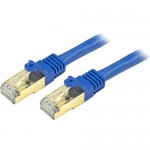 StarTech.com Cat6a Ethernet Patch Cable - Shielded (STP) - 6 in., Blue C6ASPAT6INBL