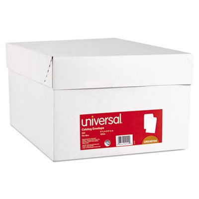 UNV40104 Catalog Envelope, Center Seam, 6 1/2 x 9 1/2, White, 500/Box UNV40104