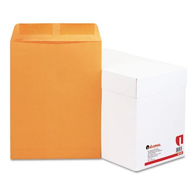 UNV42165 Catalog Envelope, Side Seam, 9 1/2 x 12 1/2, Brown Kraft, 250/Box UNV42165