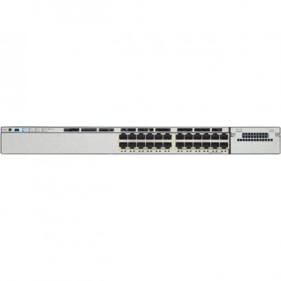 Cisco Catalyst 3750X 24 Port GE SFP IP Base Refurbished WS-C3750X-24S-S-RF