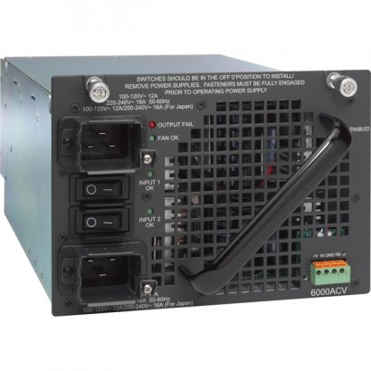 Cisco Catalyst 4500 6000 WAC Power Supply (PoE) PWR-C45-6000ACV-RF