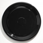 WNA A516PBL Caterline Casuals Thermoformed Platters, PET, Black, 16" Diameter WNAA516PBL