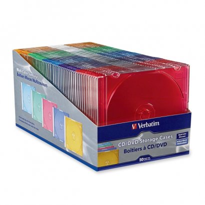 Verbatim CD / DVD Color Slim Case 94178