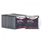 CD/DVD Polystyrene Thin Line Storage Case, Clear, 25/Pack IVR85825