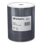 Verbatim CD-R 80MIN 700MB 52x DataLifePlus White Thermal Hub Printable 100pk Tape Wrap 97018