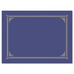 Geographics Certificate/Document Cover, 12 1/2 x 9 3/4, Metallic Blue, 6/Pack GEO47401
