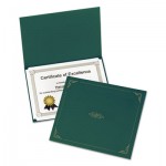 Oxford Certificate Holder, 11 1/4 x 8 3/4, Green, 5/Pack OXF29900605BGD