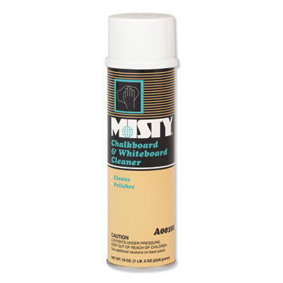 MISTY Chalkboard and Whiteboard Cleaner, 19 oz Aerosol Spray, 12/Carton AMR1001403