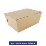 SCH 0734 ChampPak Carryout Boxes, Brown, 7 3/4 x 5 1/2 x 3 1/2, 160/Carton SCH0734