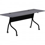 Lorell Charcoal Flip Top Training Table 59488